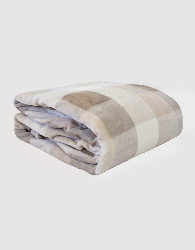 Bambury - Charlie Checkered Ultraplush Blanket