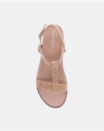 Mia Vita - Olympia Adjustable Sandal - Sand