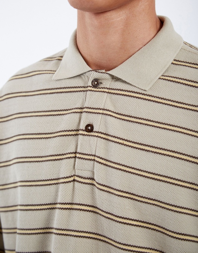 Dr Denim - Reno Polo Top Silver Lining