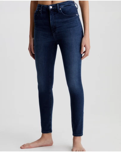 Calvin Klein Jeans - High Rise Super Skinny Ankle Jeans