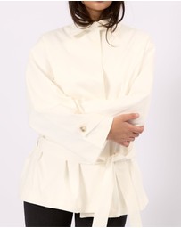 Style Addict - Belted Trench Jacket