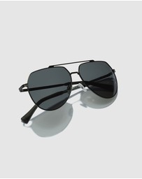 Hawkers Co - HAWKERS - Polarized Black SHADOW Sunglasses for Men and Women UV400