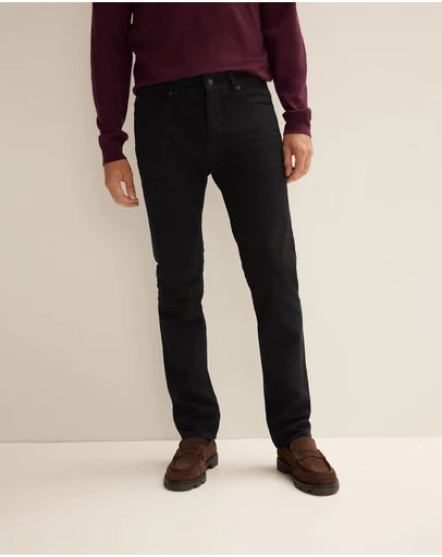 Trenery - Slim Black Wash Jean in Black