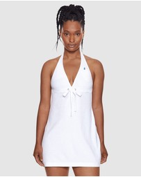 Polo Ralph Lauren - Terry Towelling Halter Neck Mini Beach Dress
