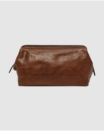 Fossil - Travel Cognac Shave Kit