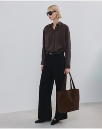 M.N.G - Wide Leg Mid-Rise Jeans