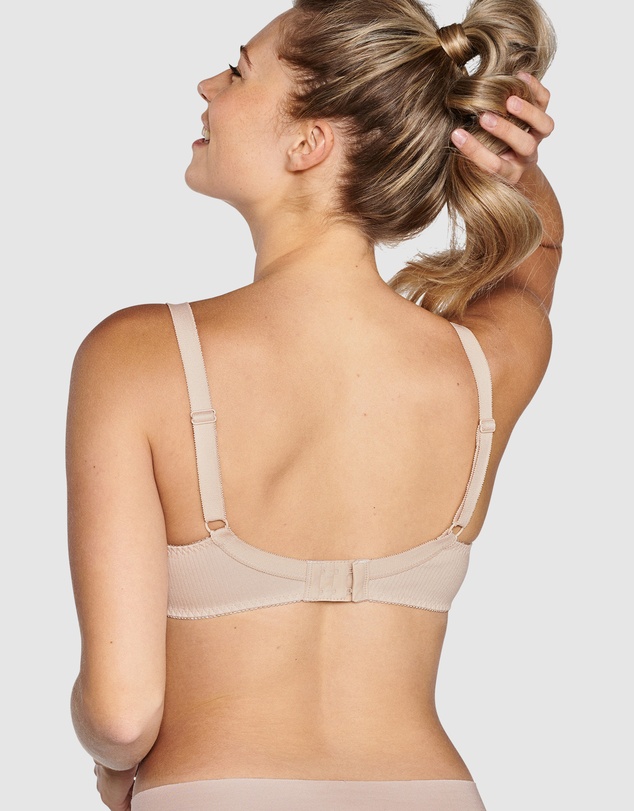 Naturana - Wirefree Ribbed Pure Cotton Bra