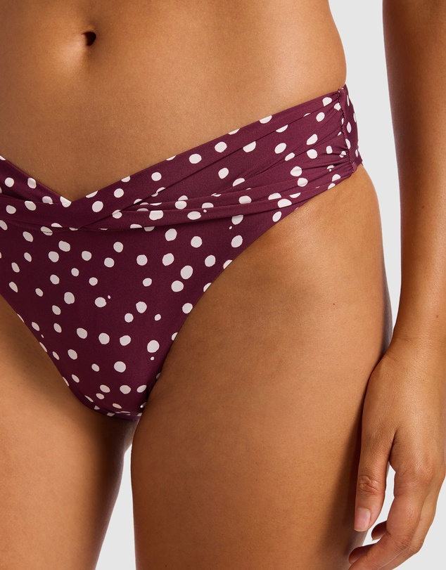 Seafolly - Dolce Dot Twist Band Mini Hipster Bikini Bottom