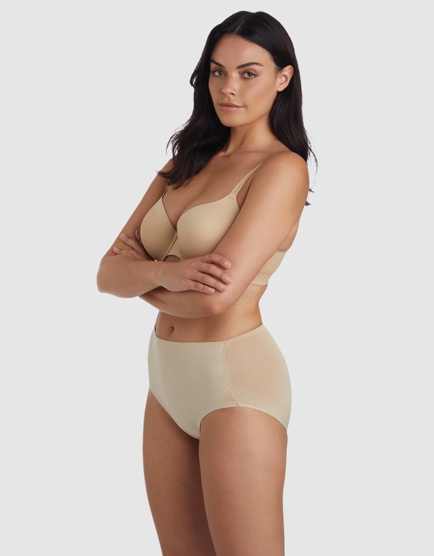 Naomi & Nicole - Light Shaping High Waist Everyday Shapewear Brief (Pack of 2)