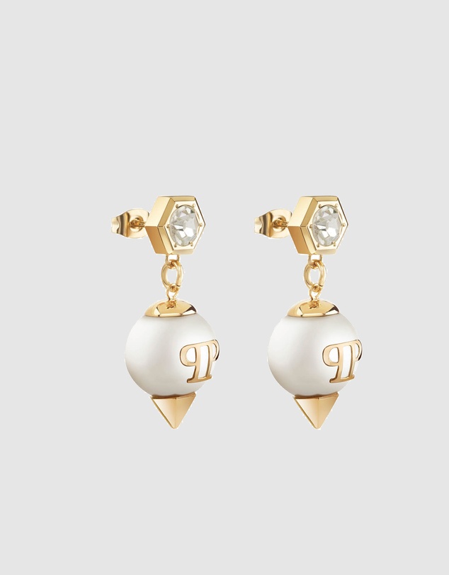 Philipp Plein - Plein Rhapsody Gold-Tone Drop Earrings