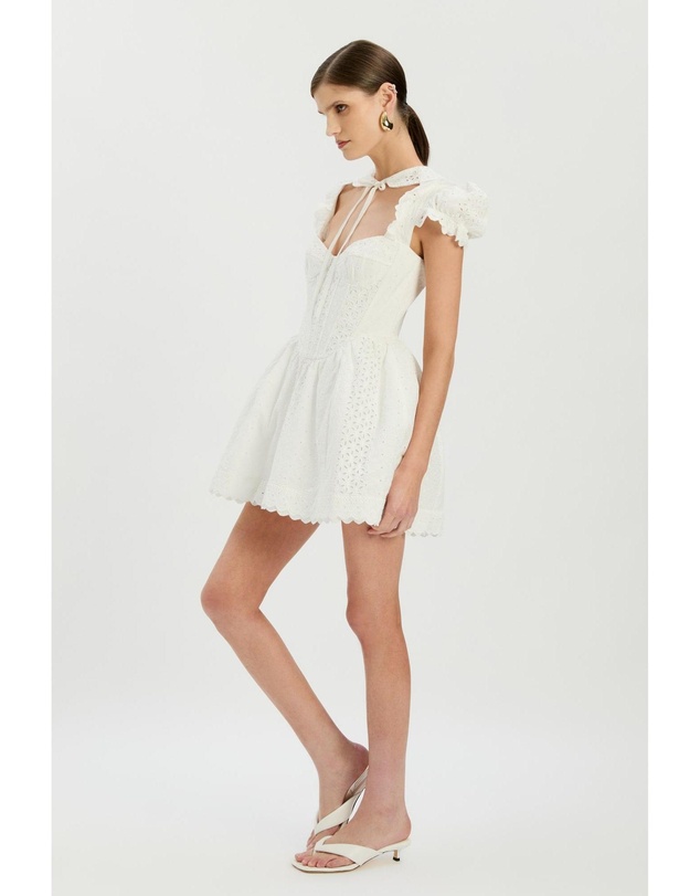 Bardot - Allington Broderie Mini Dress