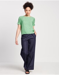 The Social Outfit - Dolman Top - Fern Cheetah