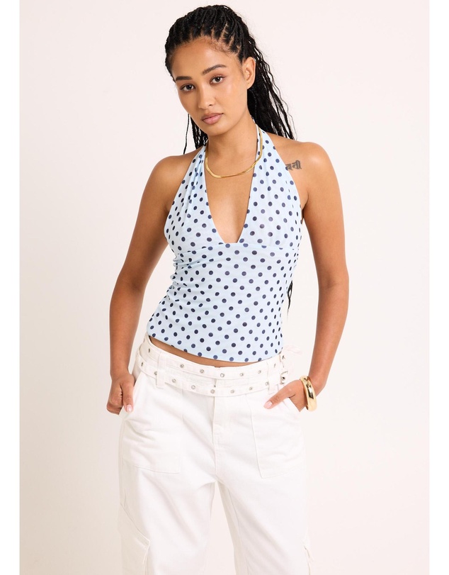 Alice In The Eve - Ava Slinky Plunge Top