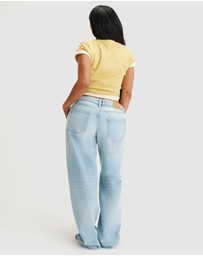 Cotton On - Curvy Low Rise Straight Jeans