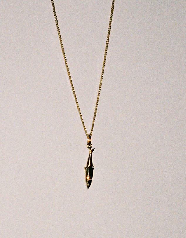 Meadowlark - Sardine Charm Necklace