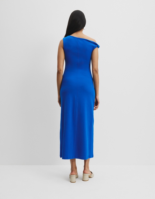 Country Road - Australian Cotton Blend Twist Detail Rib Dress