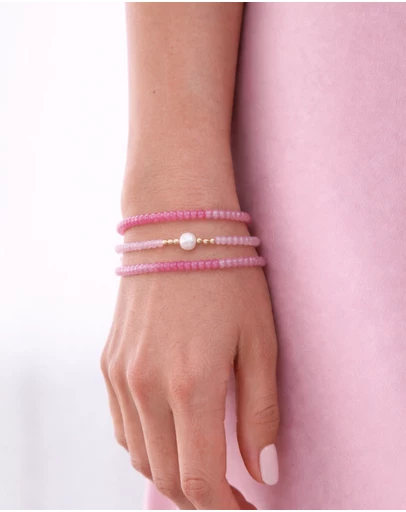 Miz Casa and Co - Crystal Beaded Bracelet Stack