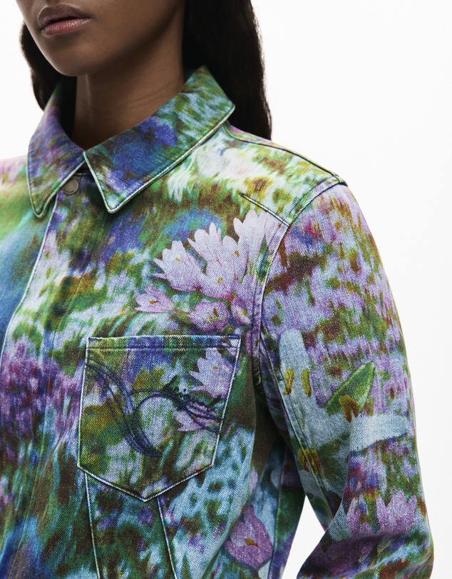 Desigual - Wild garden denim jacket