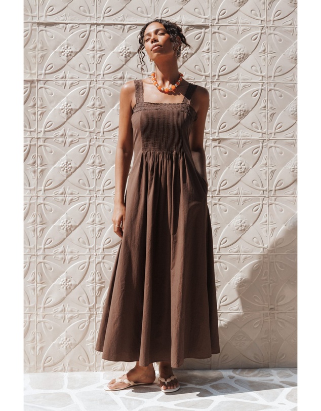 Petal & Pup - Alandra Maxi Dress - Brown