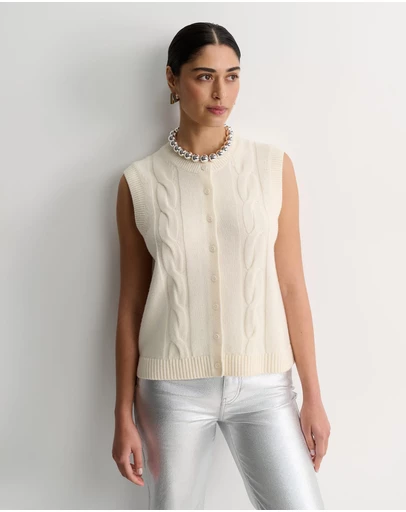 Sportscraft - Pearl Chunky Cable Vest
