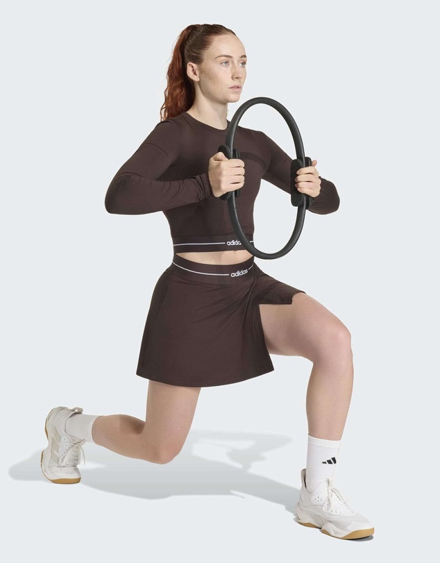 adidas Performance - Hyperglam Cropped Long Sleeve T-Shirt Womens