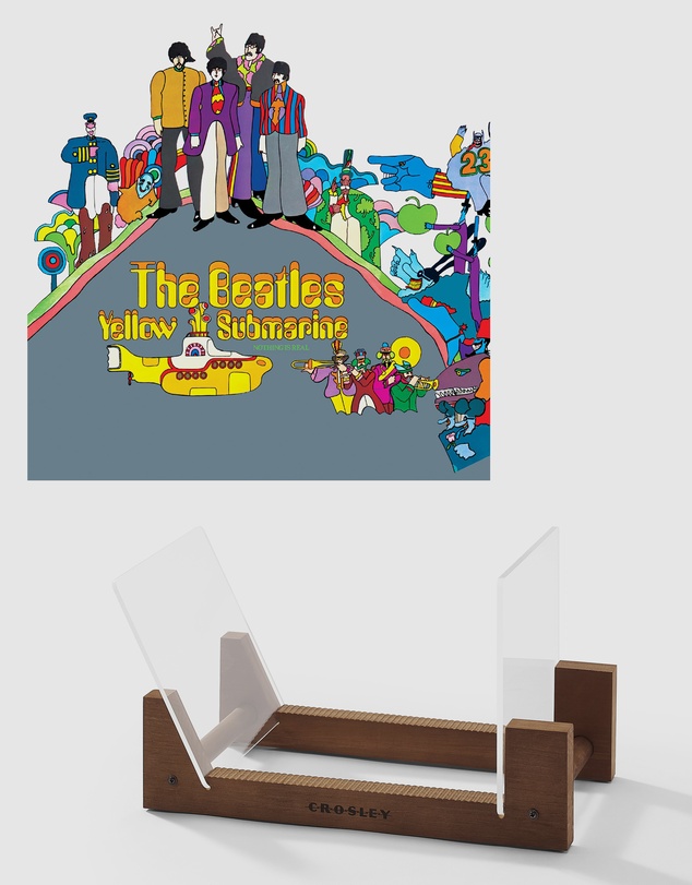 Universal Music - The Beatles - Yellow Submarine - Vinyl Album & Crosley Record Storage Display Stand