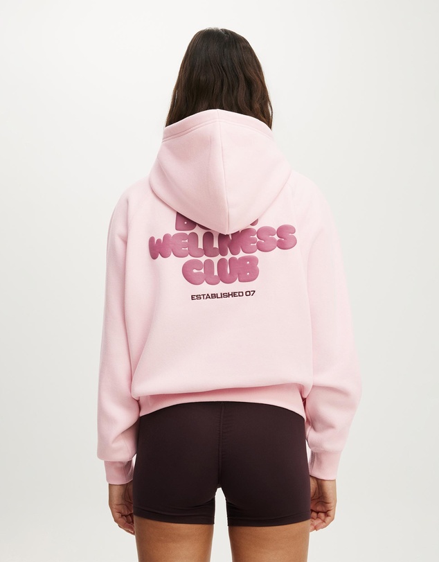 Cotton On Body Active - Plush Premium Graphic Raglan Hoodie