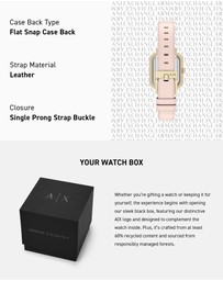 Armani Exchange - Pink Analogue Watch