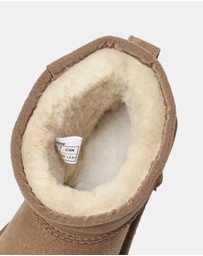 EVERAU - EverAU Ugg Mini Classic Double Faced Sheepskin Upper UGG Boots