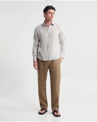Oxford - Cooper Ls French Linen Shirt