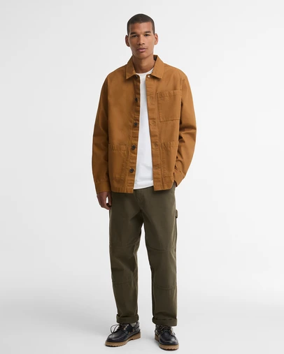 Barbour - Barbour Tartan Trimmed Washed Overshirt