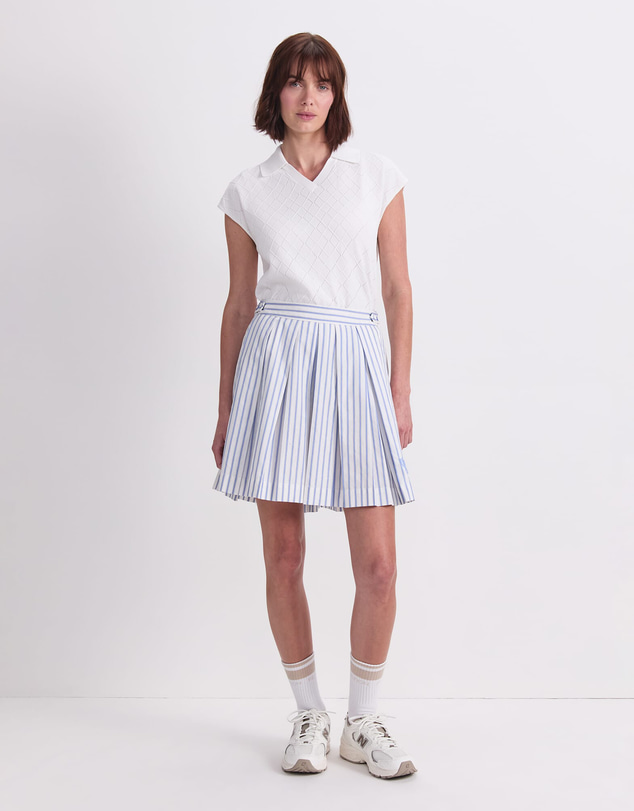 Sportscraft - Logo Stripe Tennis Skirt