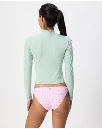 Speedo - LS Solid Zip Rashie Light