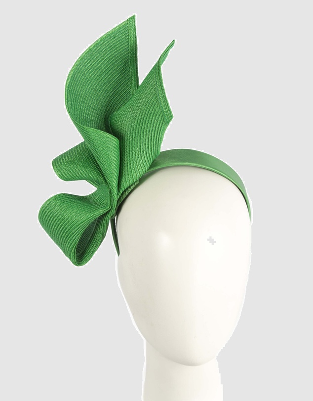 Max Alexander - Tall Green Racing Fascinator
