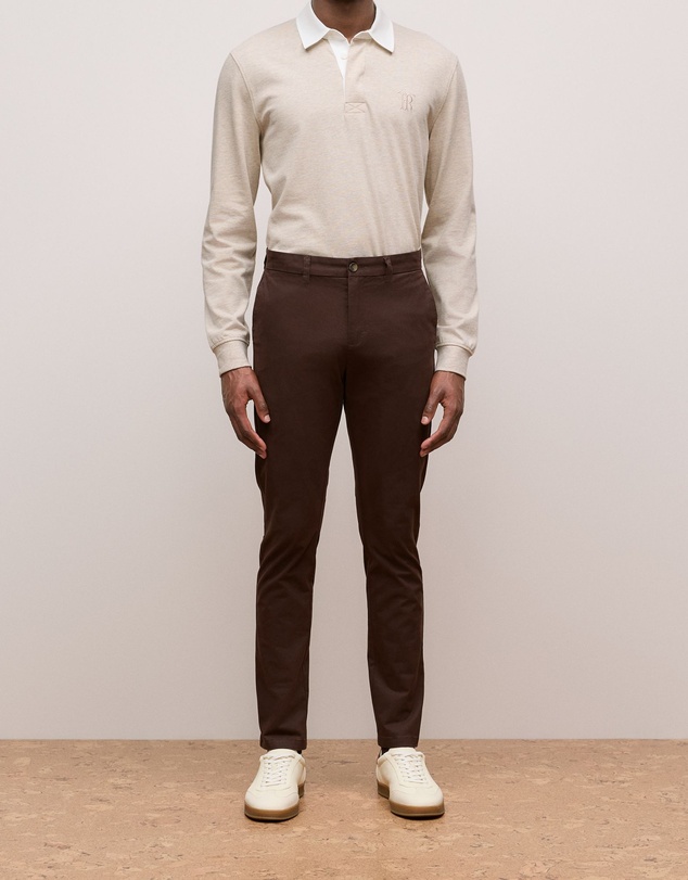Trenery - Slim Fit Chino in Coffee Bean