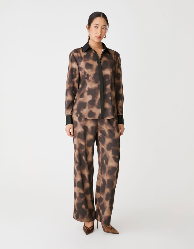 Forcast - Savanna Printed Satin Shirt