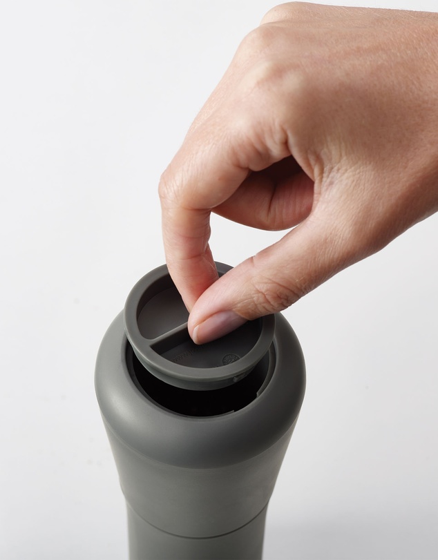 Joseph Joseph - Milltop™ Non-spill Salt & Pepper Mill Set (Grey)