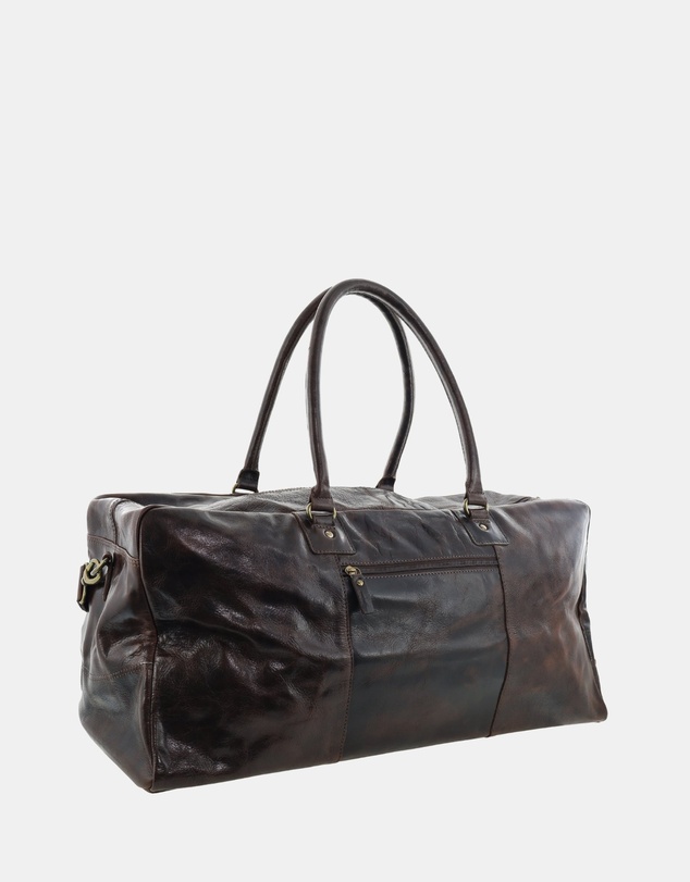 Pierre Cardin - Pierre Cardin Rustic Leather Business/Overnight Bag