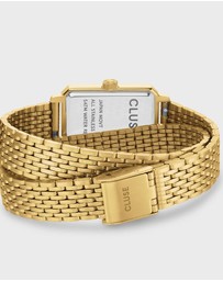 Cluse - Fluette Watch Double Steel, Wine, Gold Colour