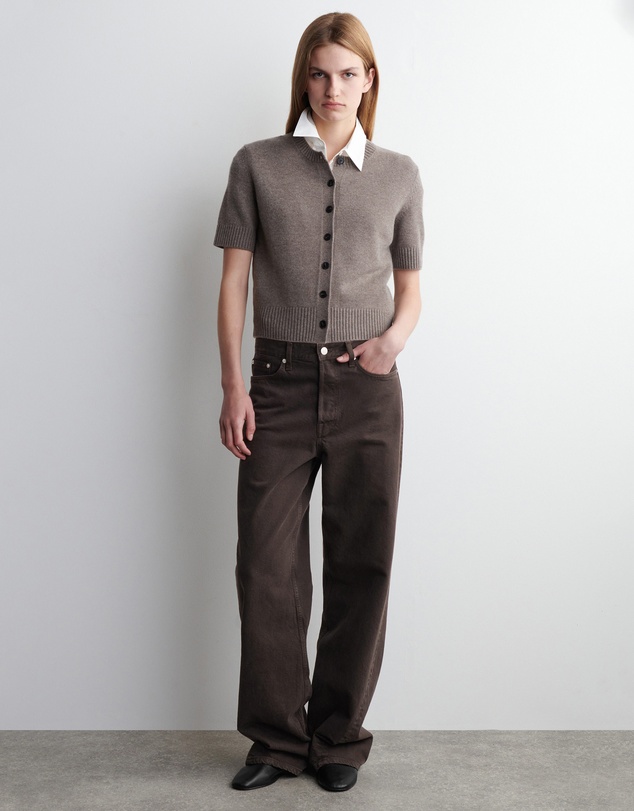COS - Merino Wool Short-Sleeved Cardigan