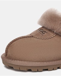 EVERAU - Australian Shepherd Ugg Waffle Slipper Sheepskin Upper House Shoes