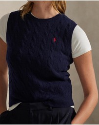 Polo Ralph Lauren - Cable-Knit Wool-Cashmere Sweater Vest