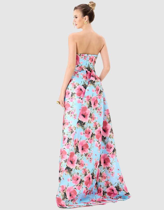 Bariano - Zia Dramatic Sash Gown