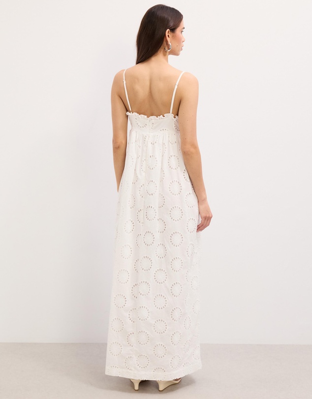 The Fated - Calista Broderie Maxi Dress