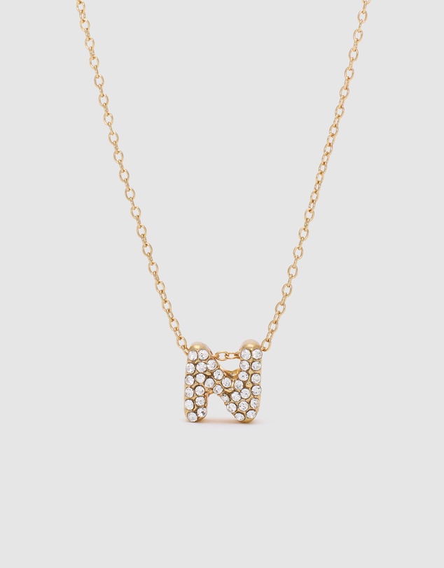 Seed Heritage - Initial Jewel Bubble Necklace