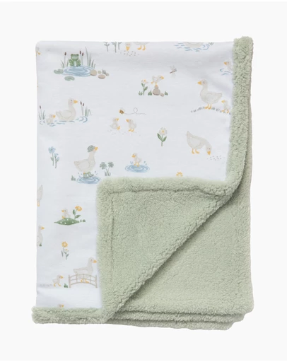 Living Textiles - Sherpa Blanket - Goosey Goosey