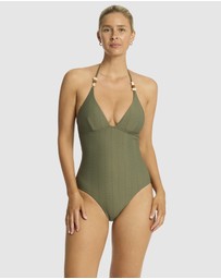Sea Level Australia - Caracus Longline Halter One Piece