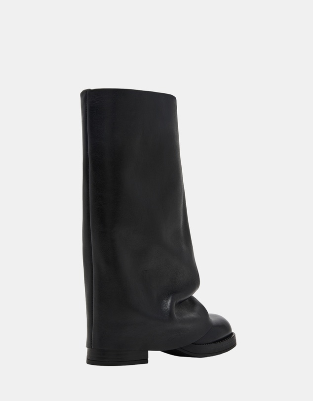Steve Madden - Benton Black Leather Boots