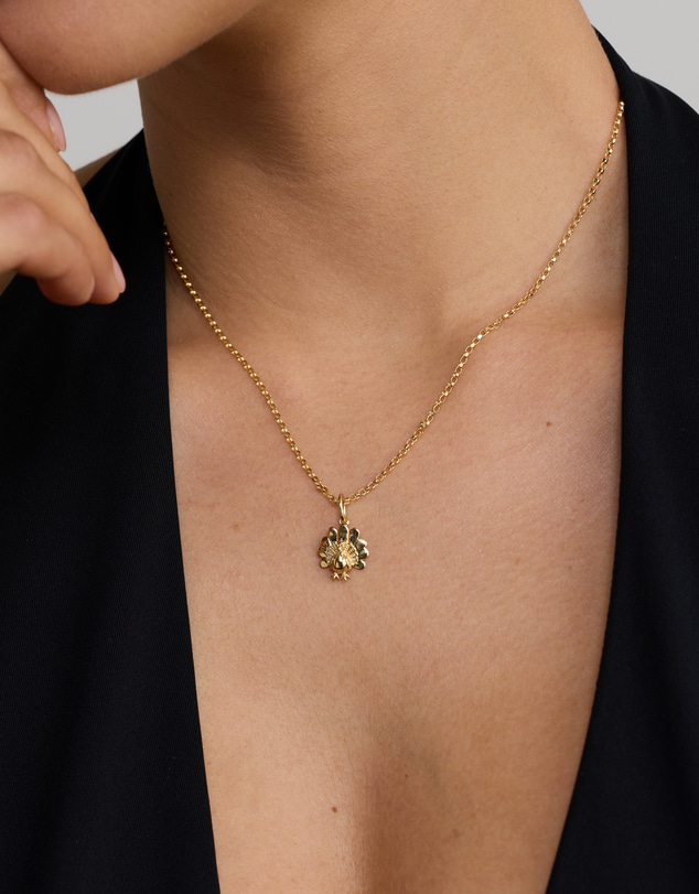 Michael Hill - Thanksgiving Turkey Pendant in 18kt Yellow Gold Vermeil