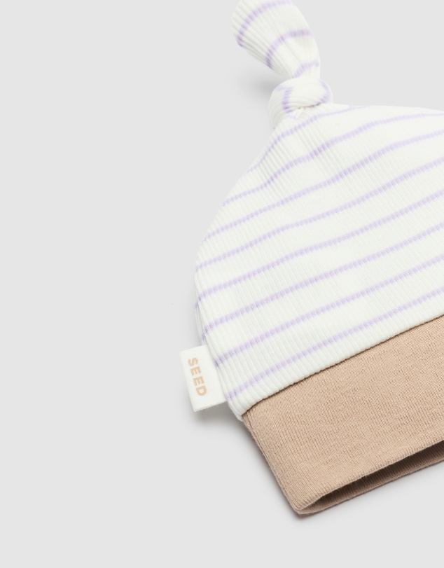 Seed Heritage - Stripe Knotted Beanie